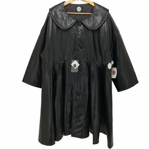 ケモノ KEMONO 2023SS Faux Leather Over Coat レザー オーバー コート レディース