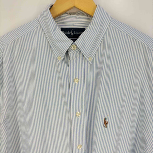 ラルフローレン RALPH LAUREN YARMOUTH ポニー刺繍 ストライプ コットンボタンダウンシャツ メンズ 17