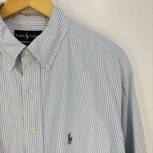 ラルフローレン RALPH LAUREN YARMOUTH ポニー刺繍 ストライプ コットンボタンダウンシャツ メンズ 17