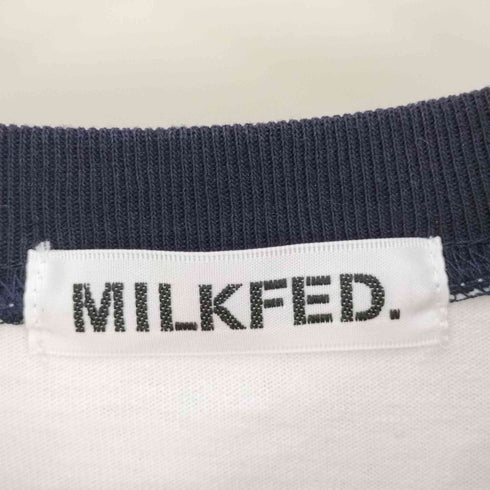 ミルクフェド MILKFED. LOGOTAPEFOOTBALLDRESS ロゴテープ フットボールドレス ワンピース レディース