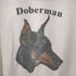 ヘインズ Hanes 90S MADE IN USA Doberman アニマルプリントクルーネックTシャツ メンズ import:XL