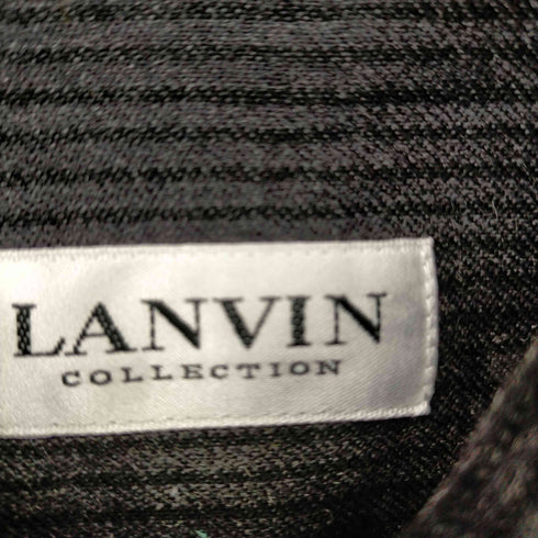 ランバンコレクション LANVIN COLLECTION ウールストライプシャツ メンズ import:M