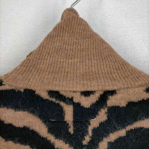 エムエムシックス メゾンマルジェラ MM6 Maison Margiela 20AW ゼブラ柄 ニット Zebra circular knit レディース import:S
