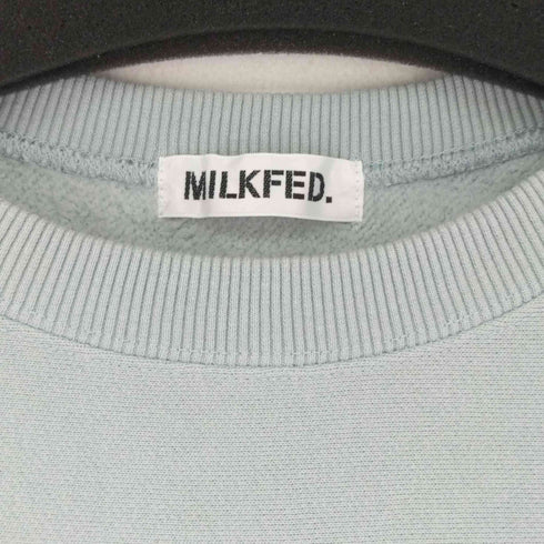 ミルクフェド MILKFED. フロントワッペン クルーネックスウェット レディース ONE SIZE