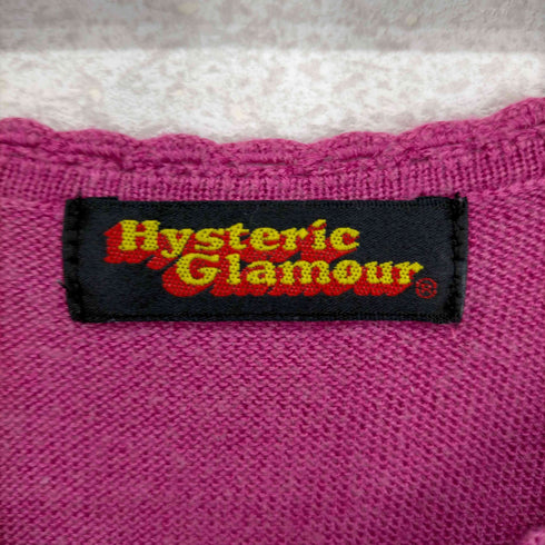 ヒステリックグラマー HYSTERIC GLAMOUR ラインストーンキャミソールニット レディース FREE