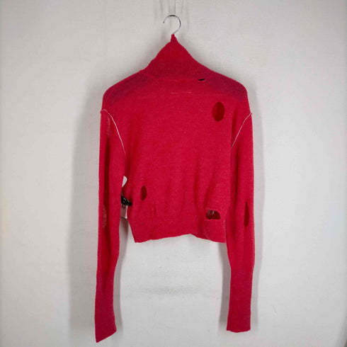 エムエムシックス メゾンマルジェラ MM6 Maison Margiela 22AW ダメージ ハイネックニット レディース JPN:XS