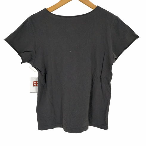 カットオフ加工バンドTシャツ レディース