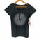 カットオフ加工バンドTシャツ レディース