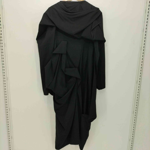 ヨウジヤマモト Yohji Yamamoto 2019AW FC-D32-100 変形レイヤード ウールギャバ ロングコート レディース JPN:2