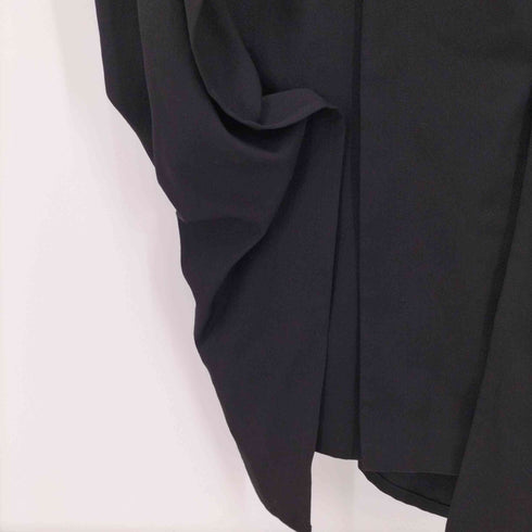 ヨウジヤマモト Yohji Yamamoto 2019AW FC-D32-100 変形レイヤード ウールギャバ ロングコート レディース JPN:2