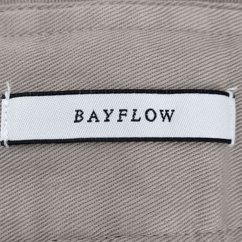 ベイフロー BAYFLOW サイドジップフライ スラックス レディース JPN:2