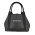 バレンシアガ BALENCIAGA NAVY CABAS S (スモール) カバス レザー レザーハンドバッグ レディース S