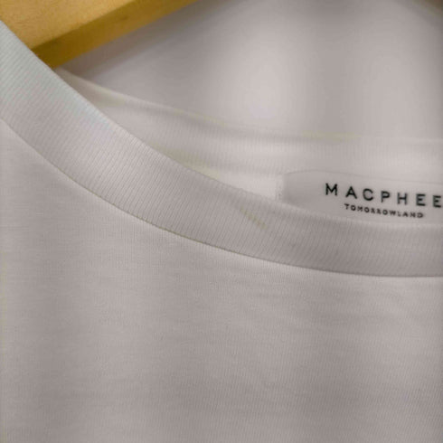 マカフィー MACPHEE コンパクトコットン キャップスリーブプルオーバー レディース JPN:S