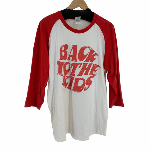 プリントスター printstar フロントプリント ラグランL/Sカットソー BACK TO THE KIDS メンズ JPN:XL
