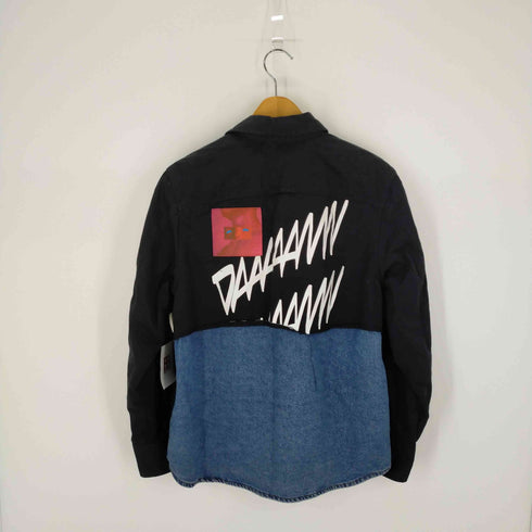 ディーゼル DIESEL VISUAL REFERENCE ONLY デニム切替シャツジャケット メンズ XS