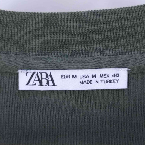 ザラ ZARA Oversized Sweatshirt オーバーサイズスウェットシャツ メンズ import:M