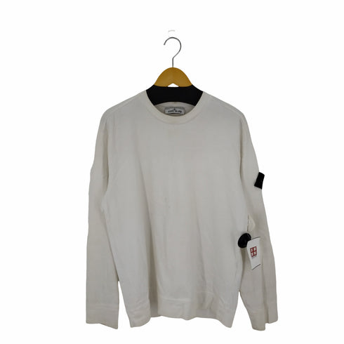 ストーンアイランド STONE ISLAND 2022年 袖口ロゴワッペン付 コットン クルーネック長袖Tシャツ メンズ import:M