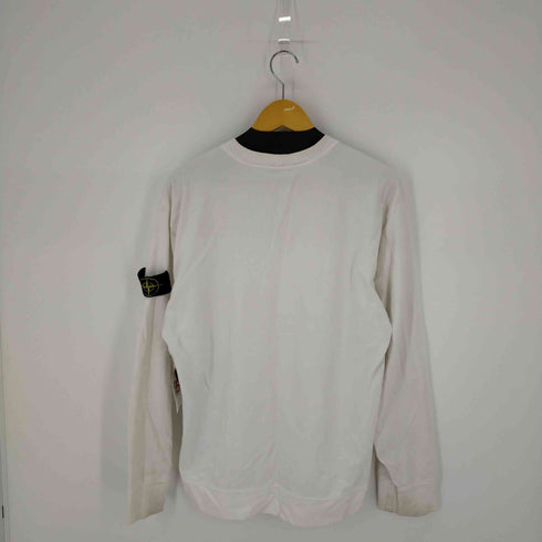 ストーンアイランド STONE ISLAND 2022年 袖口ロゴワッペン付 コットン クルーネック長袖Tシャツ メンズ import:M