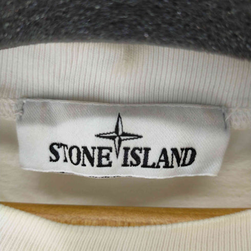 ストーンアイランド STONE ISLAND 2022年 袖口ロゴワッペン付 コットン クルーネック長袖Tシャツ メンズ import:M