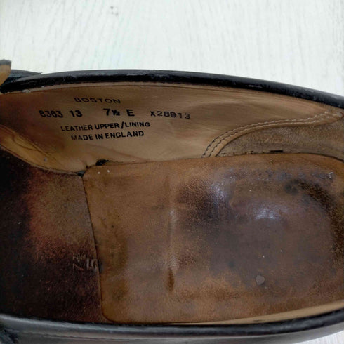 クロケットアンドジョーンズ CROCKETT&JONES MADE IN ENGLAND コインローファー BOSTON メンズ 7 1/2 E