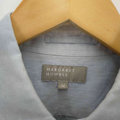 マーガレットハウエル MARGARET HOWELL リネンシャツ メンズ M