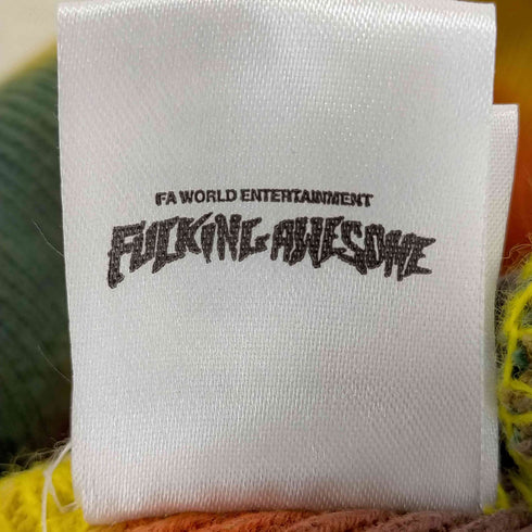 ファッキンオーサム FUCKING AWESOME 取り外し可能ロゴニットビーニー タイダイ柄 メンズ free