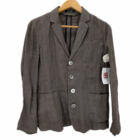 パドカレ pas de calais リネン 4B テーラードジャケット レディース