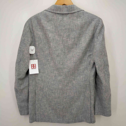 ブリラ brilla Ermenegildo Zegna Brilla per il gusto ミックスファブリック ハウンドトゥースジャケット メンズ 46