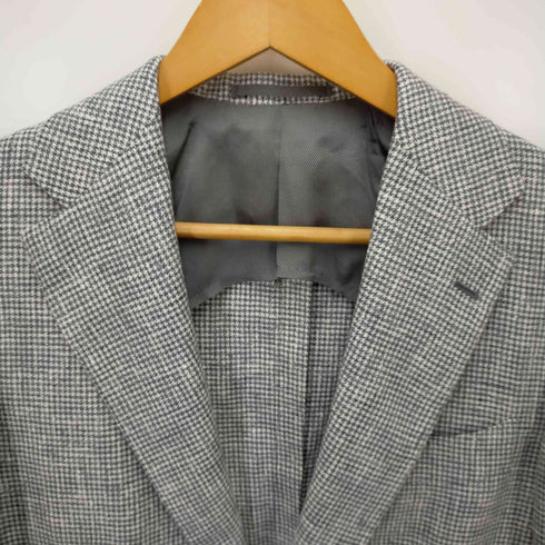 ブリラ brilla Ermenegildo Zegna Brilla per il gusto ミックスファブリック ハウンドトゥースジャケット メンズ 46