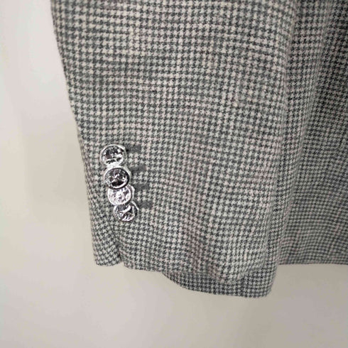 ブリラ brilla Ermenegildo Zegna Brilla per il gusto ミックスファブリック ハウンドトゥースジャケット メンズ 46