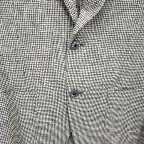 ブリラ brilla Ermenegildo Zegna Brilla per il gusto ミックスファブリック ハウンドトゥースジャケット メンズ 46
