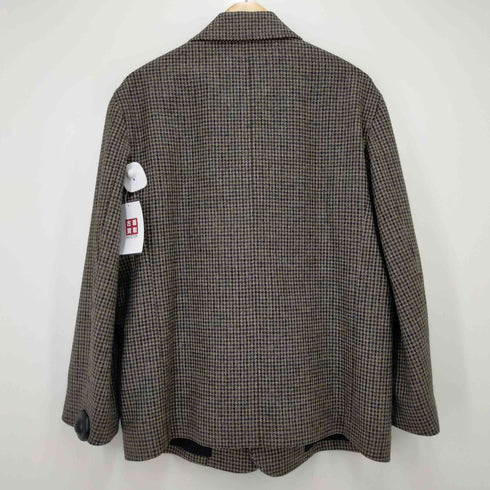 マーガレットハウエル MARGARET HOWELL FOX BROTHERS 250year anniversary 千鳥格子 2Bシングルテーラードジャケット メンズ M