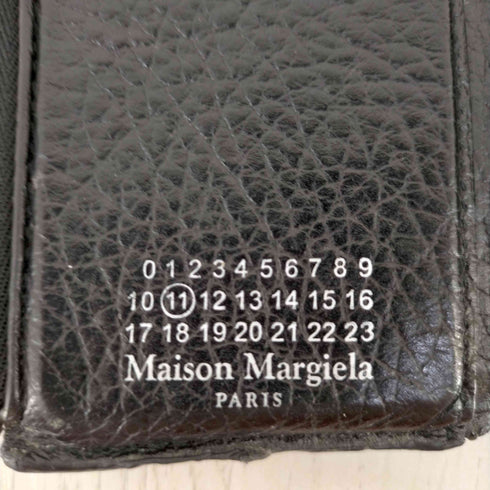 メゾンマルジェラ Maison Margiela グレインレザー 三つ折り 財布 レディース
