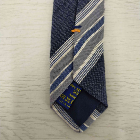 ross milano マルチレジメンタルストライプ柄ネクタイ メンズ