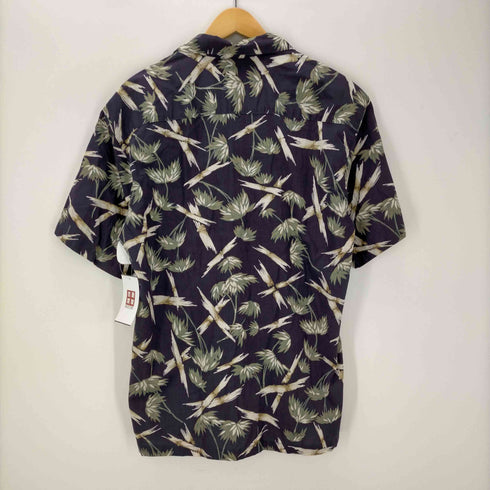 {NEWT MADE IN HAWAII ヤシの木 開襟 アロハシャツ メンズ import:M