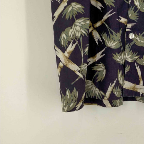 {NEWT MADE IN HAWAII ヤシの木 開襟 アロハシャツ メンズ import:M