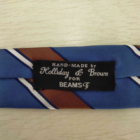 ビームスエフ BEAMS F レジメンタルストライプ柄ネクタイ メンズ