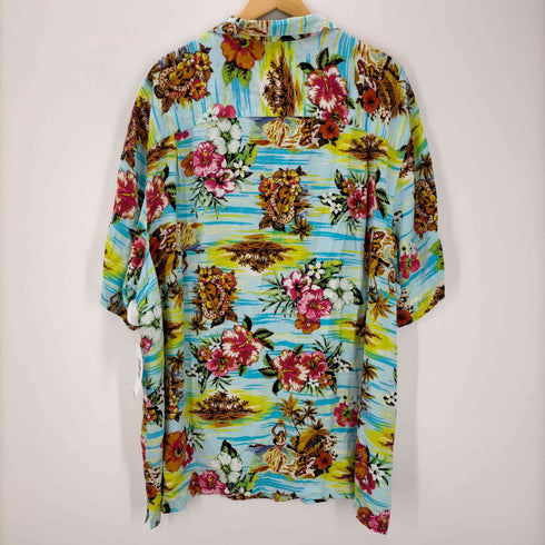 ジョージズ GEORGE ビッグサイズ レーヨン開襟アロハシャツ メンズ 3XL