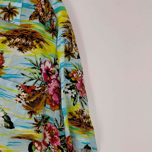 ジョージズ GEORGE ビッグサイズ レーヨン開襟アロハシャツ メンズ 3XL
