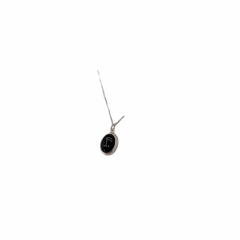 GAGAN stone necklace SILVER 925 レディース