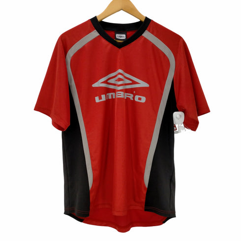 アンブロ UMBRO 90S 銀タグ ロゴ サッカーシャツ Y2K メンズ O