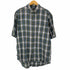ギャップ Gap OLD GAP 紺タグ ボタンダウン 半袖チェック柄シャツ メンズ import:M