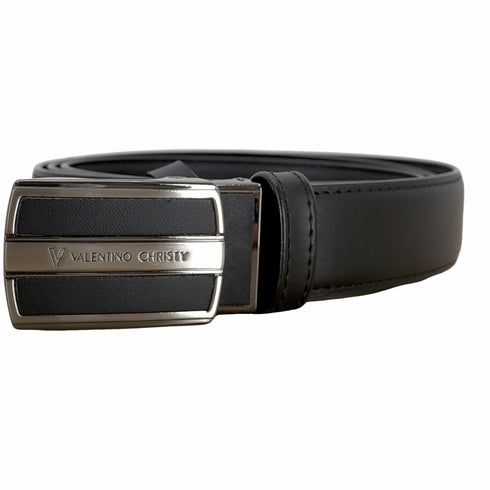 ヴァレンティノ Valentino ロゴバックル レザーベルト メンズ