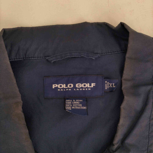ポロゴルフラルフローレン POLO GOLF RALPH LAUREN 90S コットン ハリントンジャケット メンズ import:XL