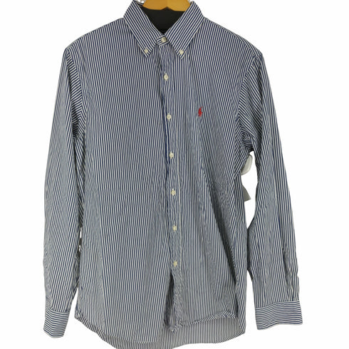 ポロラルフローレン POLO RALPH LAUREN スモールポニー刺繍 L/S ストライプシャツ メンズ import:M