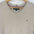 トミーヒルフィガー TOMMY HILFIGER ロゴ刺繍 Vネックニット セーター メンズ import:M