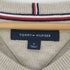 トミーヒルフィガー TOMMY HILFIGER ロゴ刺繍 Vネックニット セーター メンズ import:M