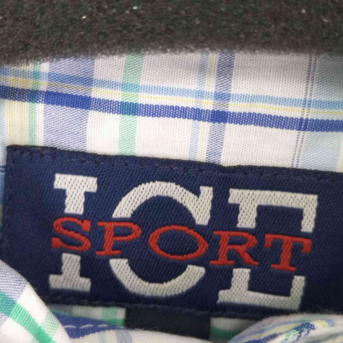 ICE SPORT マドラスチェックボタンダウンシャツ メンズ JPN:M