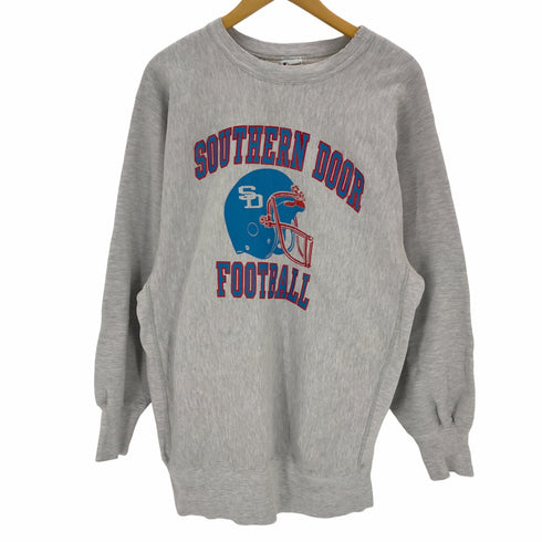 チャンピオン Champion 90S USA製 刺繍タグ reverse weave southern door football カレッジ3段 メンズ import:XXL
