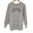 チャンピオン Champion 90S USA製 刺繍タグ reverse weave brown 大学 カレッジ ラバープリント メンズ import:XXL